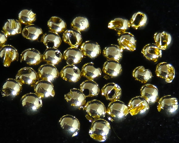 Slotted Bead Gold - 50 pcs.