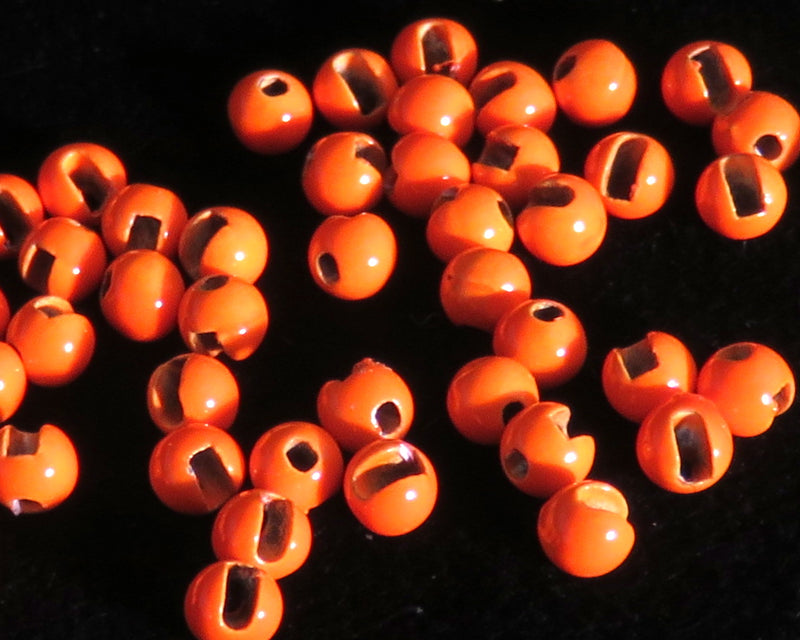 Slotted Bead Orange - 50 pcs.